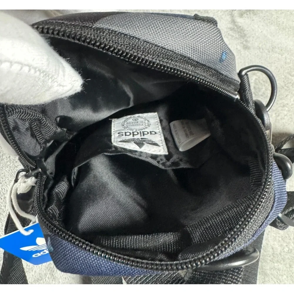 Adidas Originals Utility Festival Crossbody Bag Rain Camo Blue One Size LP6173